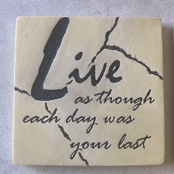 Stone Coasters with Quotes Exc Shape - Picture 4 of 9